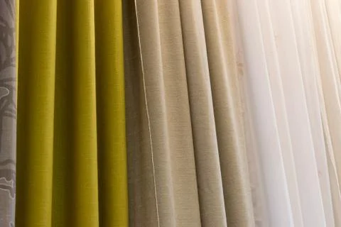 Different curtains Stock Photos