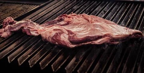 Different cuts of excellent quality beef grilled Stock Photos