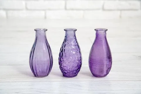 Different decorative vases in a studio Stock Photos