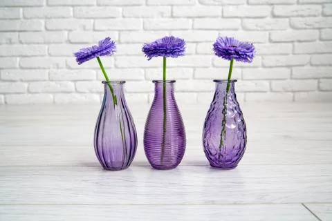 Different decorative vases in a studio Foto stock