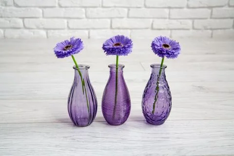 Different decorative vases in a studio Stock Photos