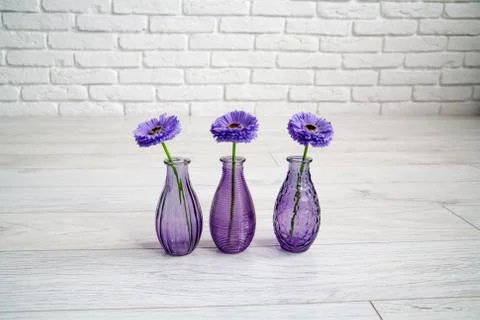 Different decorative vases in a studio Foto stock