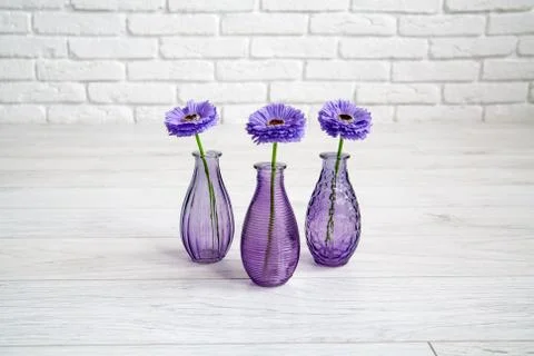 Different decorative vases in a studio Stock Photos