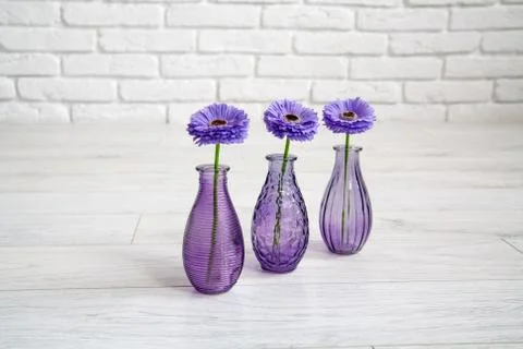 Different decorative vases in a studio Stock Photos