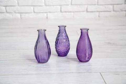 Different decorative vases in a studio Stock Photos