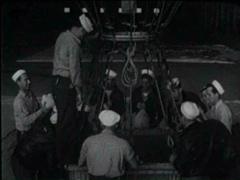 Different designs of the hot air balloon appendix and ballast. Stock Footage 75289201