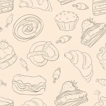 Different desserts - 2 Ilustración de archivo