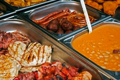 Different dishes-1 Stock Photos