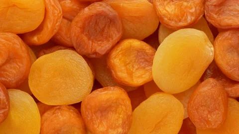 Different dried apricots. Eco Snacks. Healthy Eating. Video stock 143500917