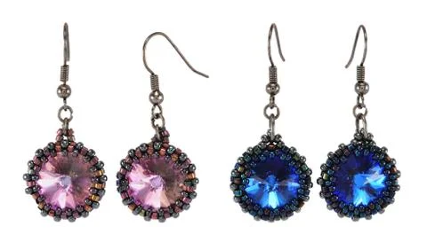 Different earrings Stock Photos