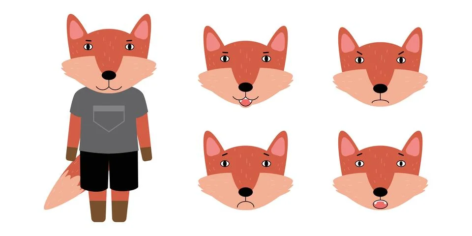 Different emotions Stock Illustration