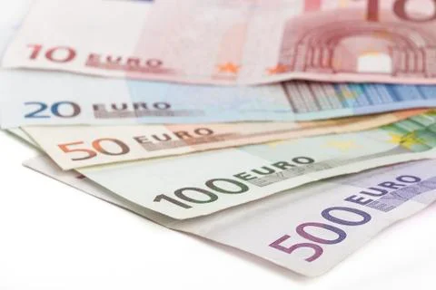 Different euro's Stock Photos