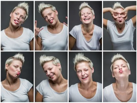 Different faces Stock Photos