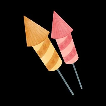 Different flavors fruit ice set illlustration Stock Illustration