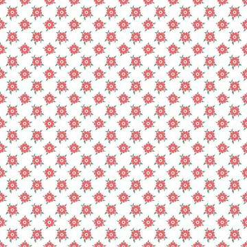 Different floral vector seamless patterns (tiling). Stock Illustration