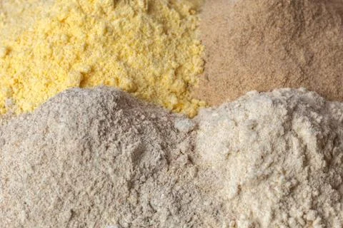 Different flour bread Stock-Fotos