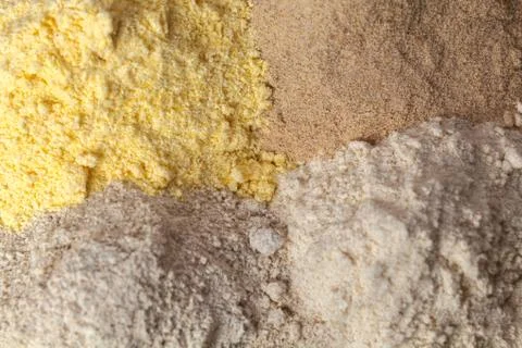 Different flour cook Stock Photos