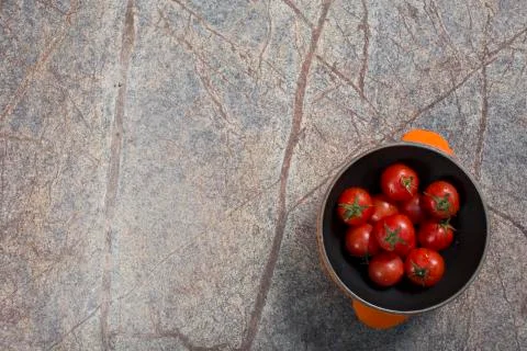 Different food and drink objects on stone and wood background Stock Photos