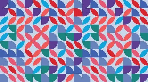 Different geometric shapes of abtract background corporate color palletes Stock Illustration
