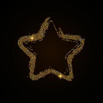 Different gold frames vector Illustrazione stock