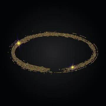 Different gold frames vector Stock Illustration