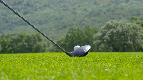Different golf shots in a heavenly course Vídeos de archivo 205400555