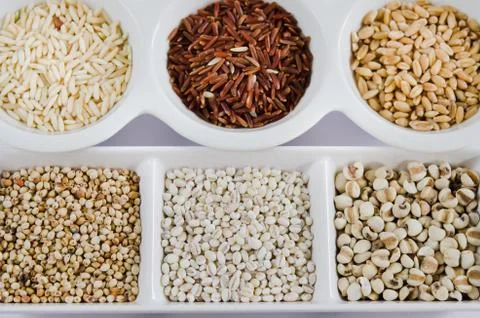 Different grains 스톡 사진
