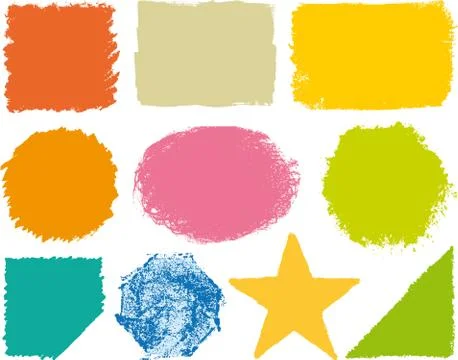 Different grunge frames. Rectangular, rounded and beyond. 스톡 일러스트