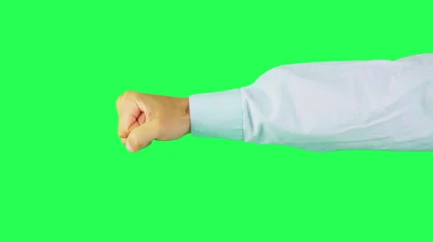 Different hand gestures on a green background 스톡 동영상 41591168