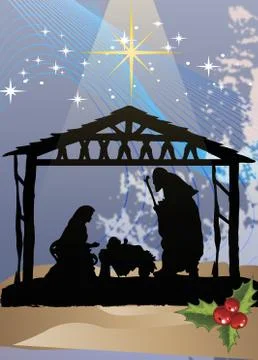 Different Holiday Posters Stock Illustration