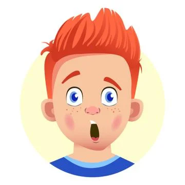 Different human emotions Stock Illustration