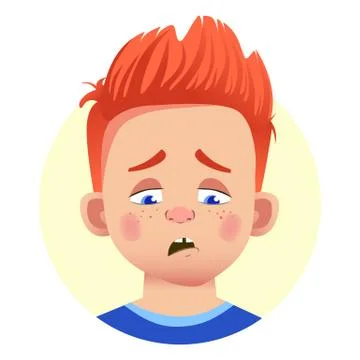 Different human emotions Stock Illustration