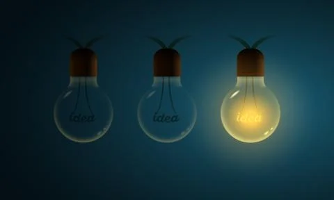 Different ideas concept illustration Stock Illustration