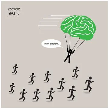 Different ideas Stock Illustration