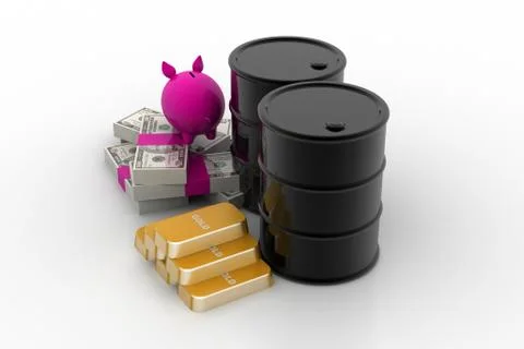 Different investment calculation concept Stock Illustration