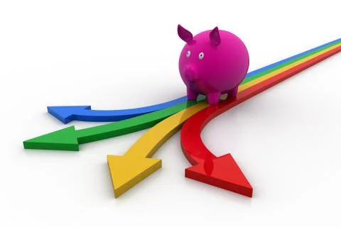 Different investment concept Free Stock Illustration