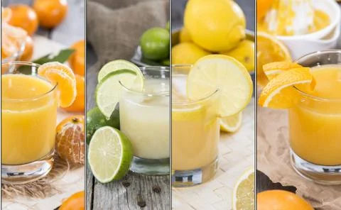 Different juices Stock Photos