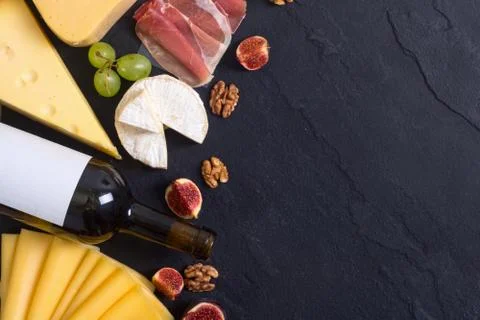 Different kind of cheese Stock Photos
