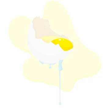 Different kind of eggs, vector illustration isolated Stock Illustration