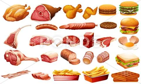 Diversity Display Meat Royalty-Free Images, Stock Photos & Pictures