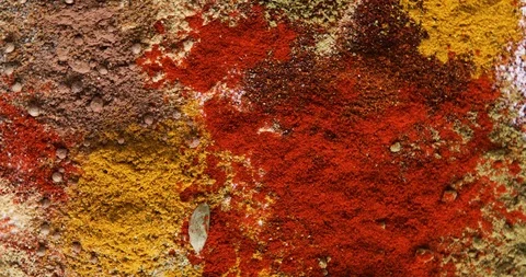 Different kind of spices for cooking Stock Footage 115309153