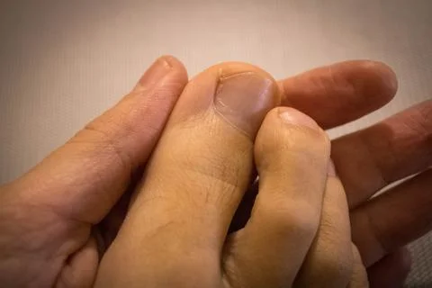 A different kind of toes Stock Photos