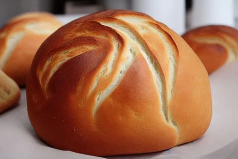 Different kinds of fresh bread as background. IA Tehnology Stock Illustration