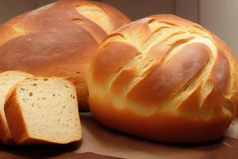 Different kinds of fresh bread as background. IA Tehnology Stock Illustration