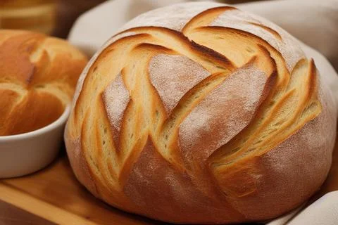 Different kinds of fresh bread as background. IA Tehnology Stock Illustration