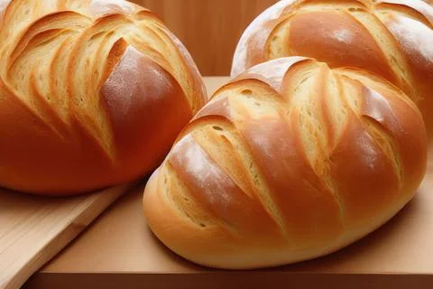 Different kinds of fresh bread as background. IA Tehnology Stock Illustration