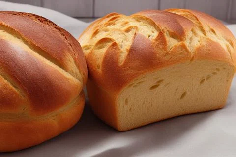 Different kinds of fresh bread as background. IA Tehnology Stock Illustration