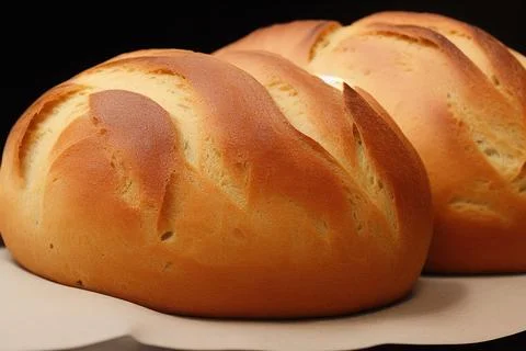 Different kinds of fresh bread as background. IA Tehnology Stock Illustration