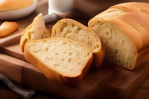 Different kinds of fresh bread as background. IA Tehnology Stock Illustration