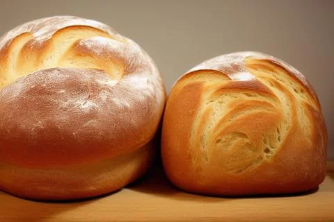 Different kinds of fresh bread as background. IA Tehnology Stock Illustration